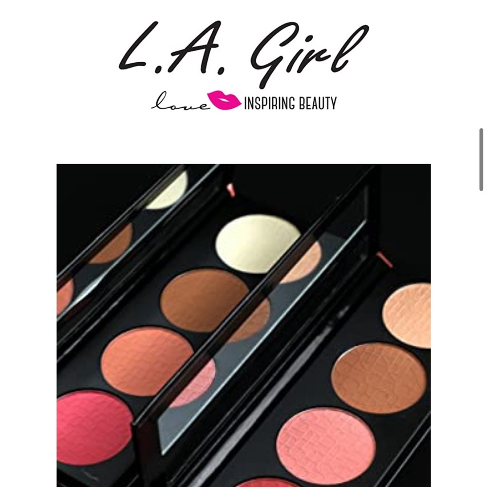 L.A. Girl Glow Beauty Brick Blush Collection Blush, bronze and highlighter